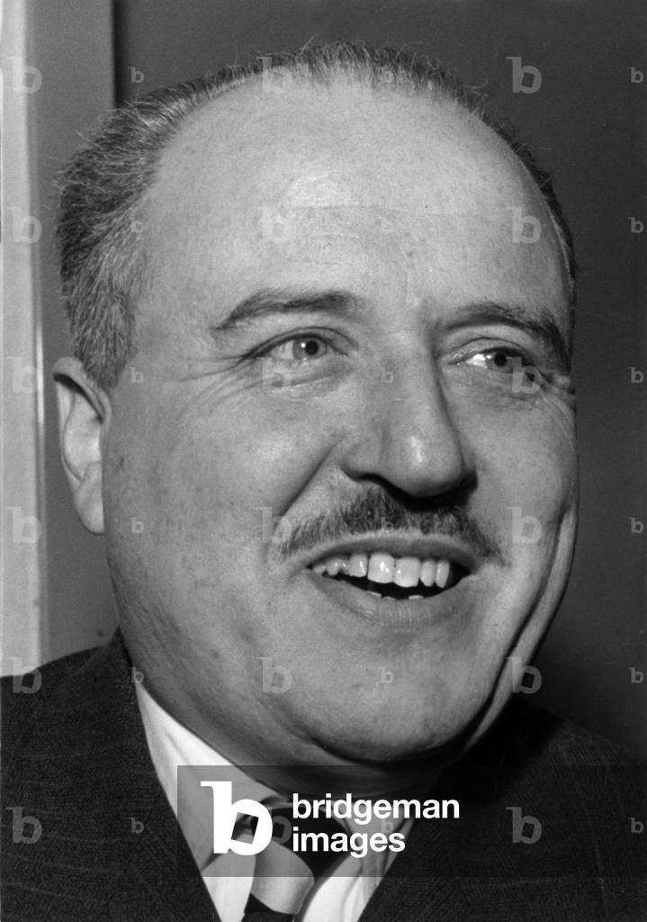 Image of Photography depicting Vittorio Veronese Director General Of Unesco 2 May 1959 (b/w photo) 1959, b/w