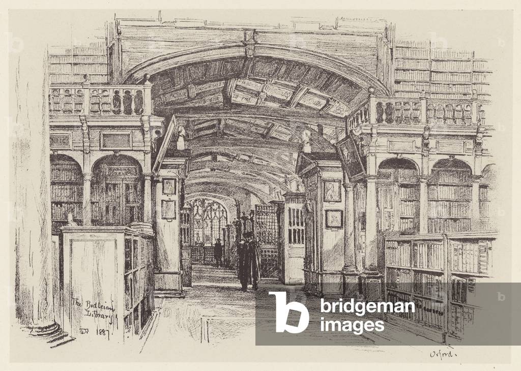 Image de Estampe représentant Le Bodléien (litho) par John Fulleylove