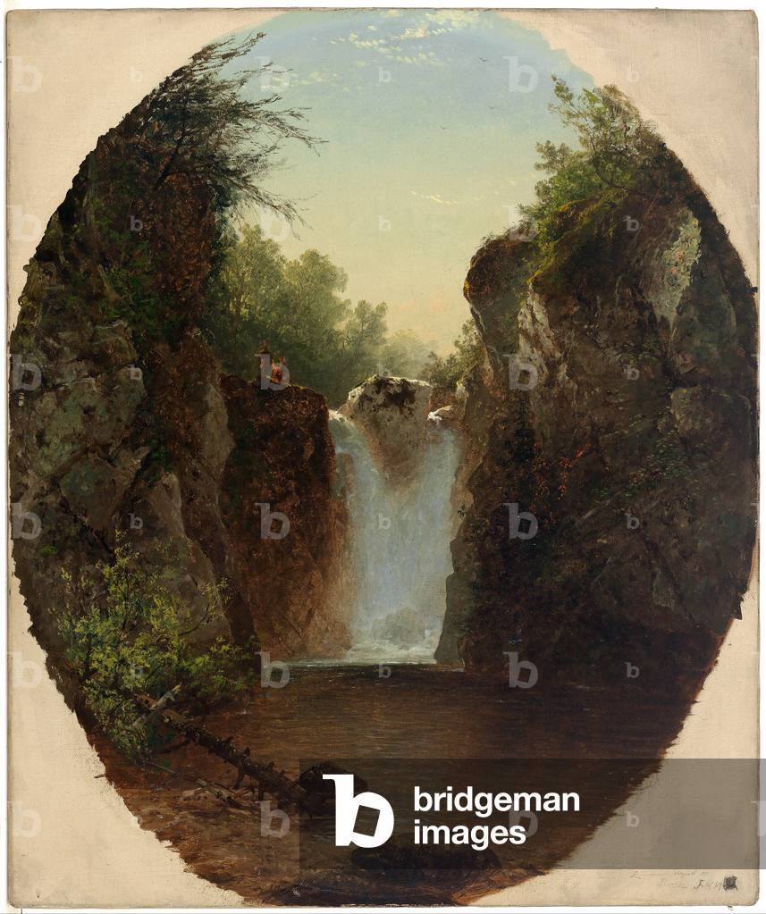 Bild von Gemälde "The Fawn's Leap", 1859 von John Frederick Kensett