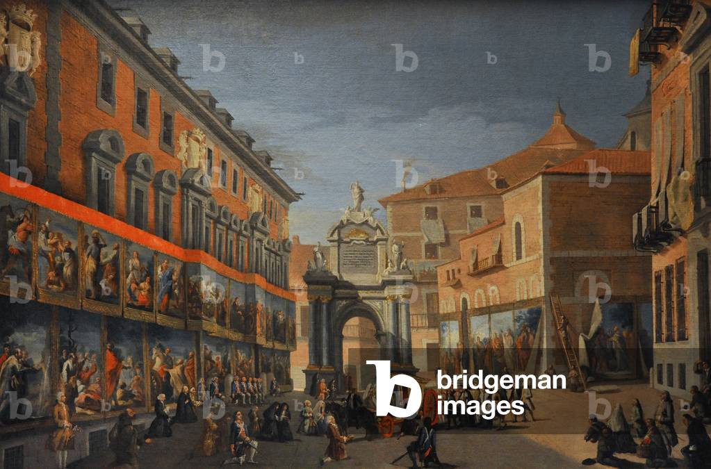 Arco trionfale di Santa Maria (Santa Maria) in Calle Mayor (strada principale), 1760 circa