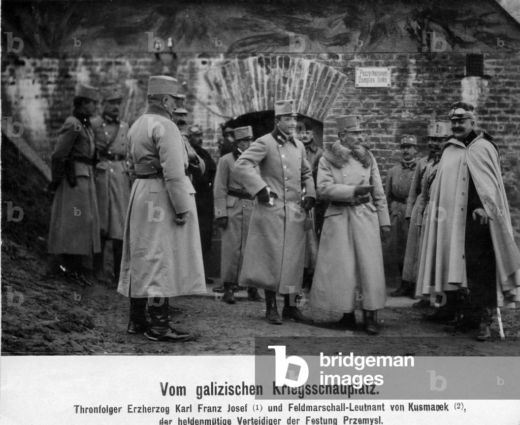 Image of Successor of the throne Archduke Karl Franz Joseph in Galicia,