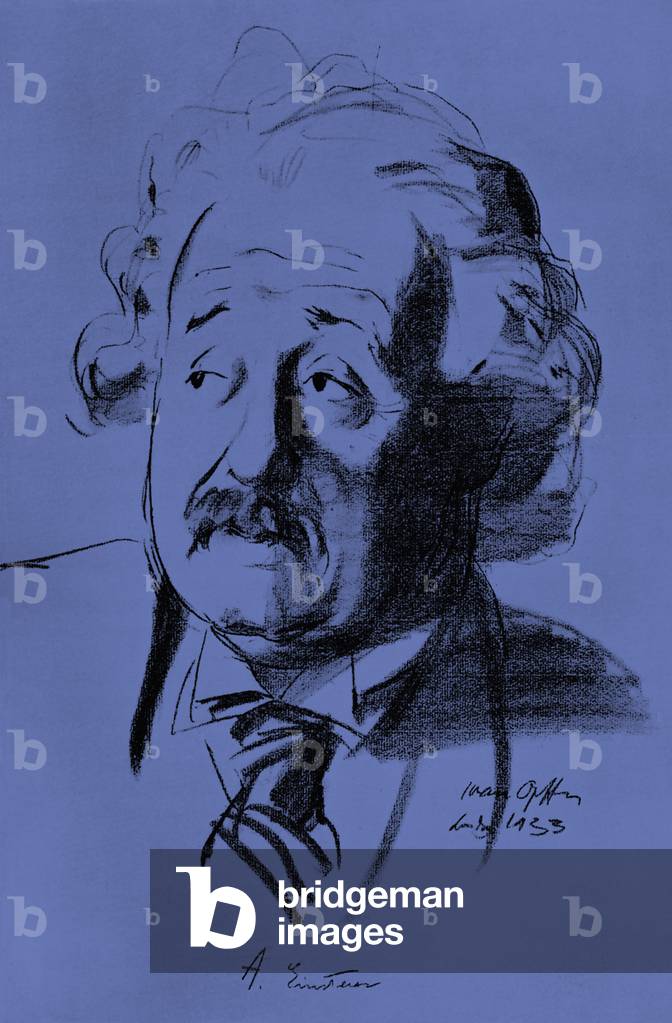 Albert Einstein, 1933 (litho)
