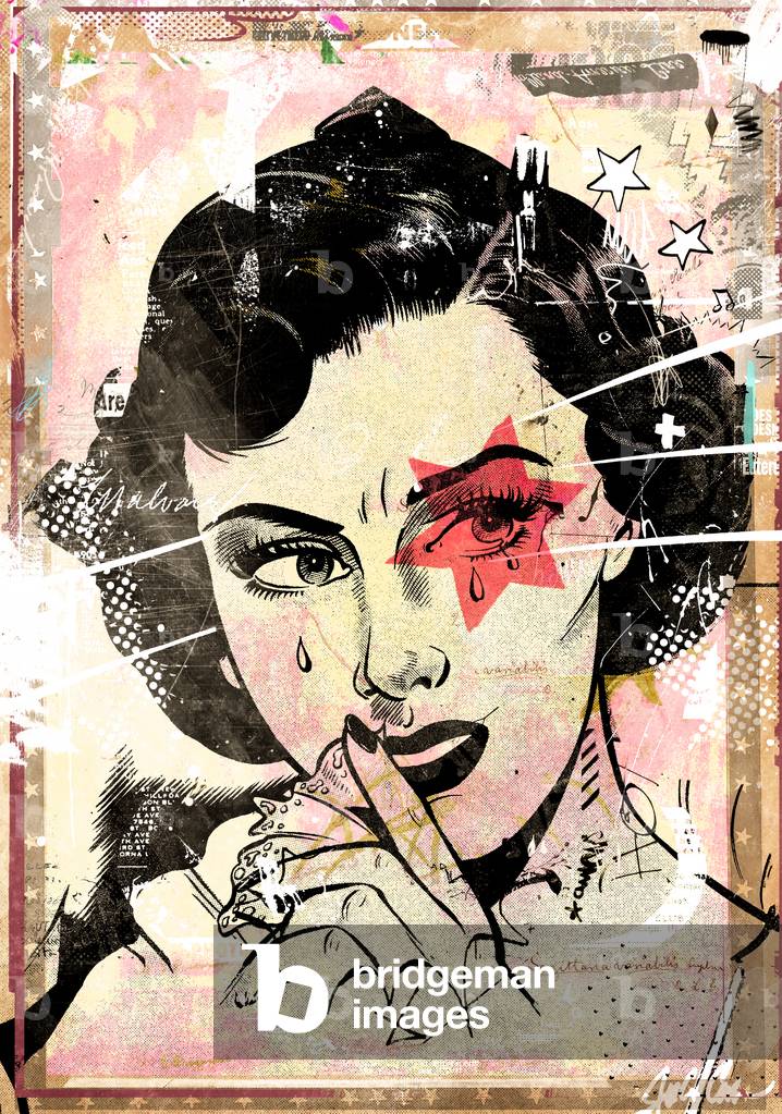 Starry Eye Surprise, 2017 (Collage auf Leinwand)