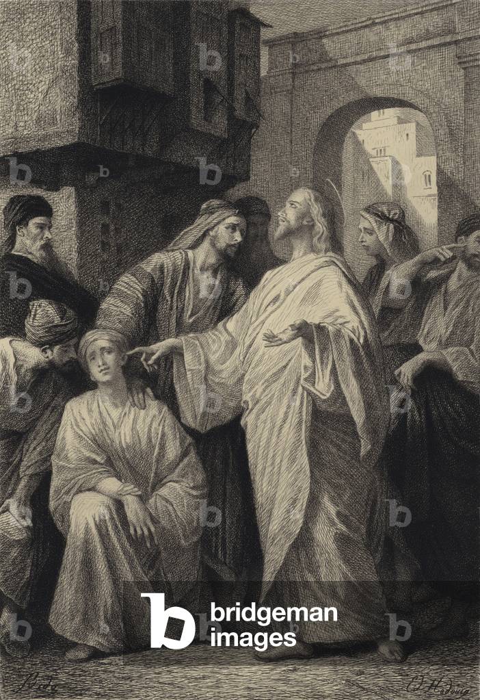 Gesù guarisce il sordo (incisione)