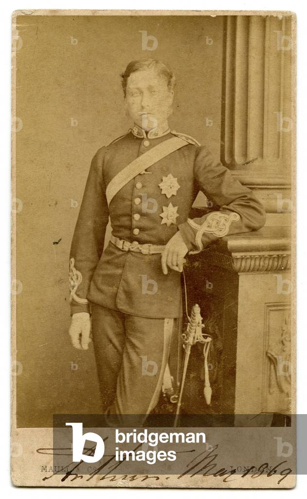 Immagine di Fotografia "Carte de visite raffigurante il principe Artù" 1869 di British Photographer