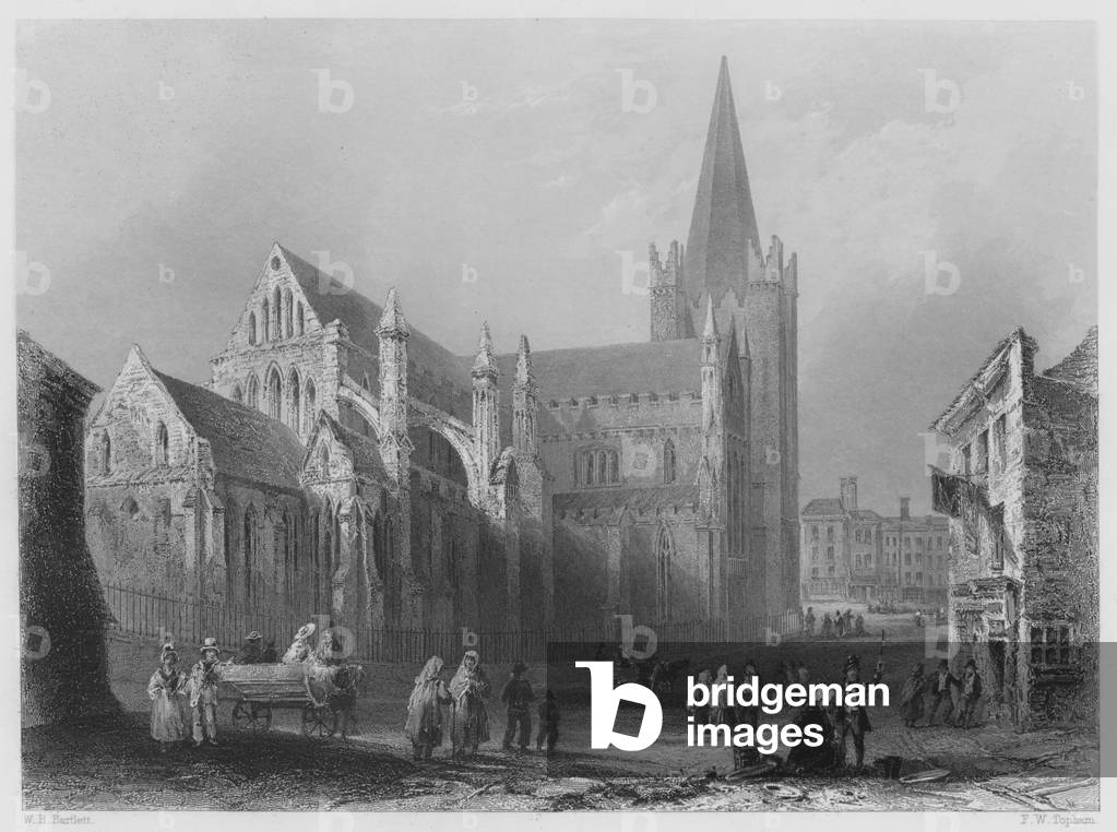 "San Patrizio" di William Henry Bartlett, b/w