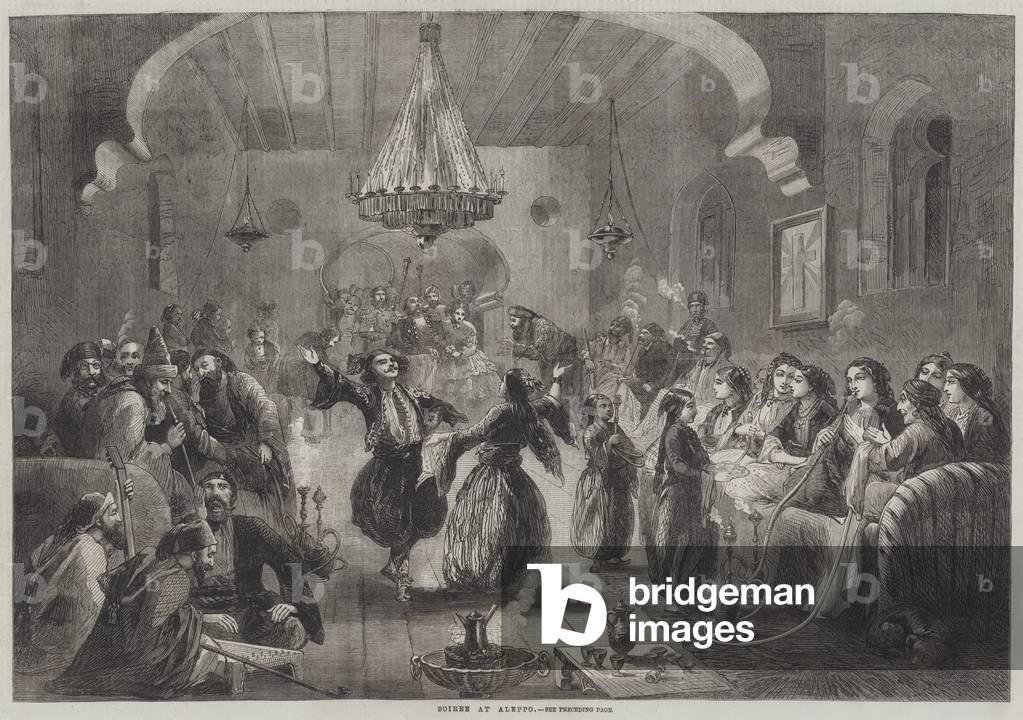 Soiree at Aleppo (engraving)