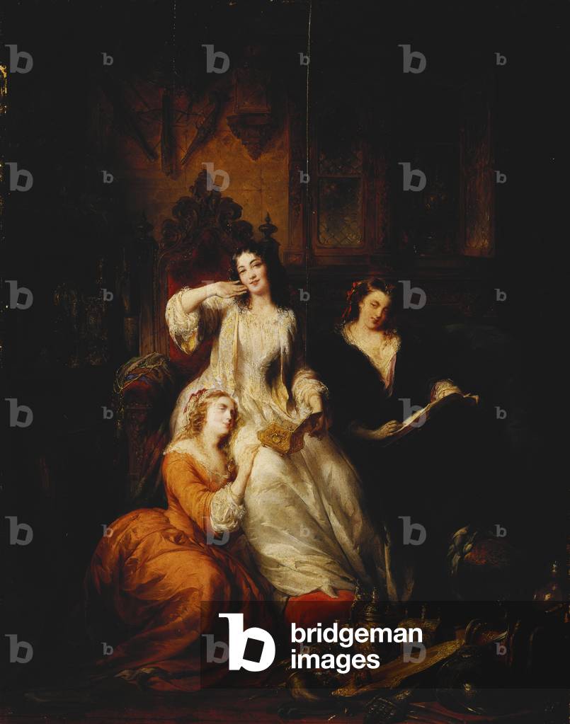 L'eredità, 1851 (olio su pannello)