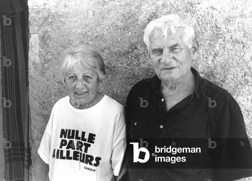 Bild von Fotografie "Pierre Magnan und seine Frau Monique Agenor" von Louis Monier, b/w