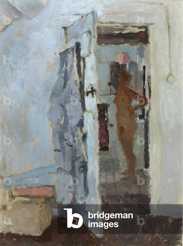 Portale III, Mattina oscura, 1971 (olio su bordo)