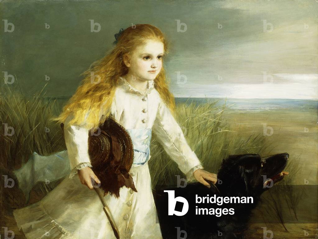 Bild von Gemälde "Ein Tag an der Küste" von Otto Leyde