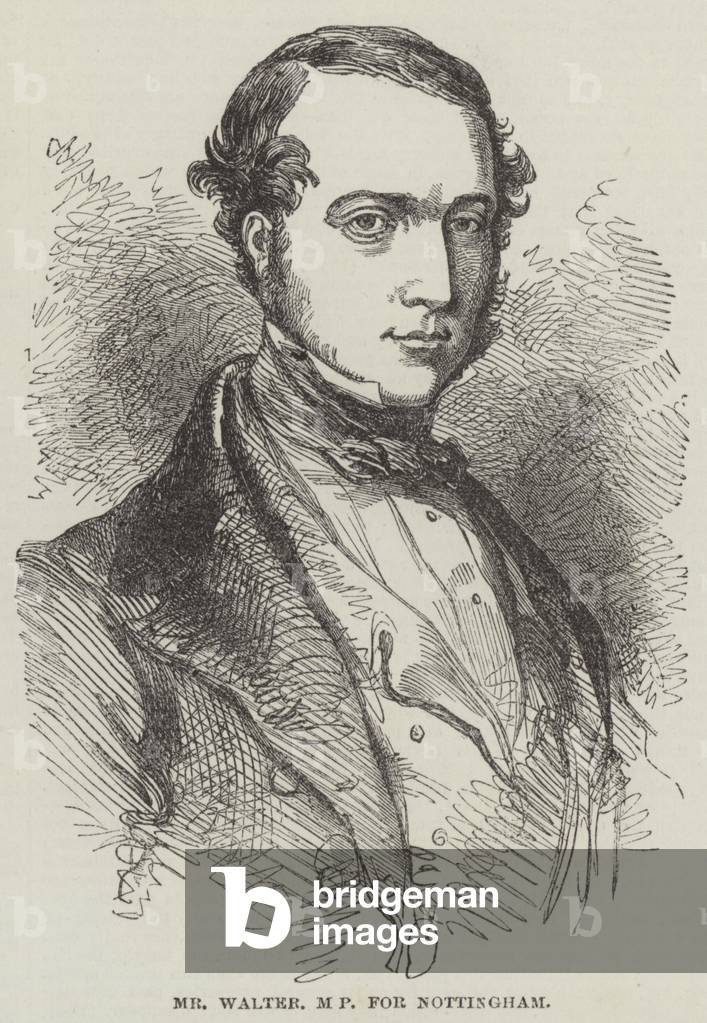 Herr Walter, Abgeordneter für Nottingham (Gravur)