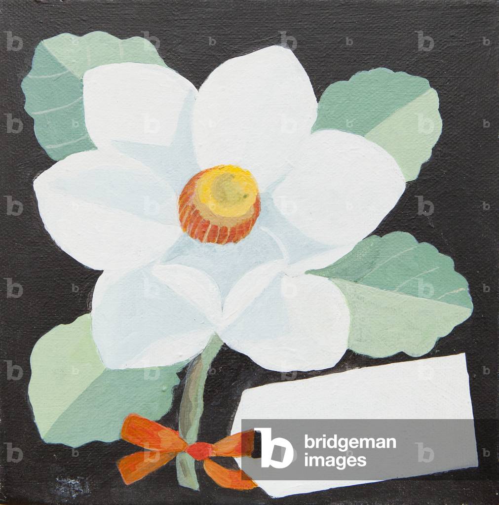 White Camelia (acrylic)