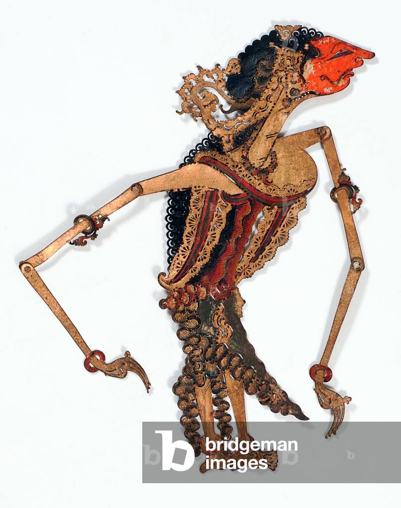 Image of Indonesia Wayang Kulit ('shadow puppet') figure from the