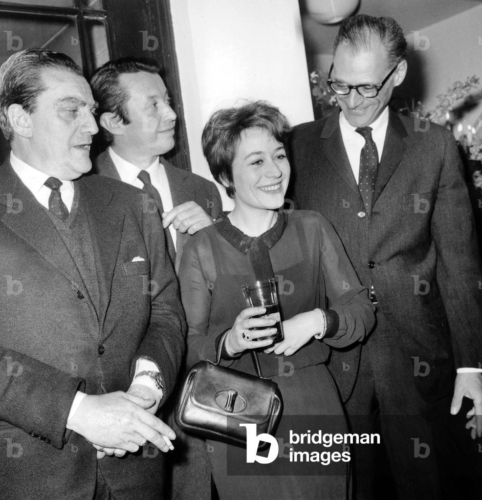 Immagine di Fotografia "Prove dell'opera teatrale "Dopo la caduta" a Parigi il 16 gennaio 1965 : Luchino Visco