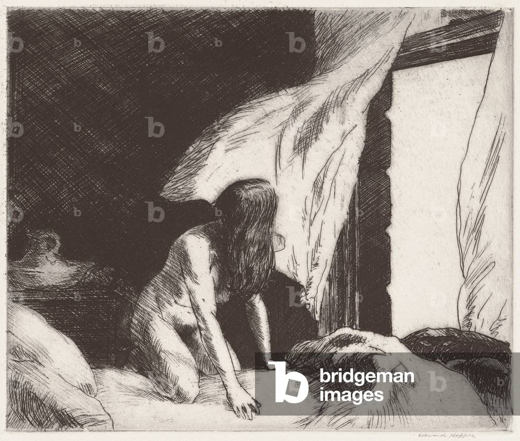 Evening Wind, 1921 (etching)