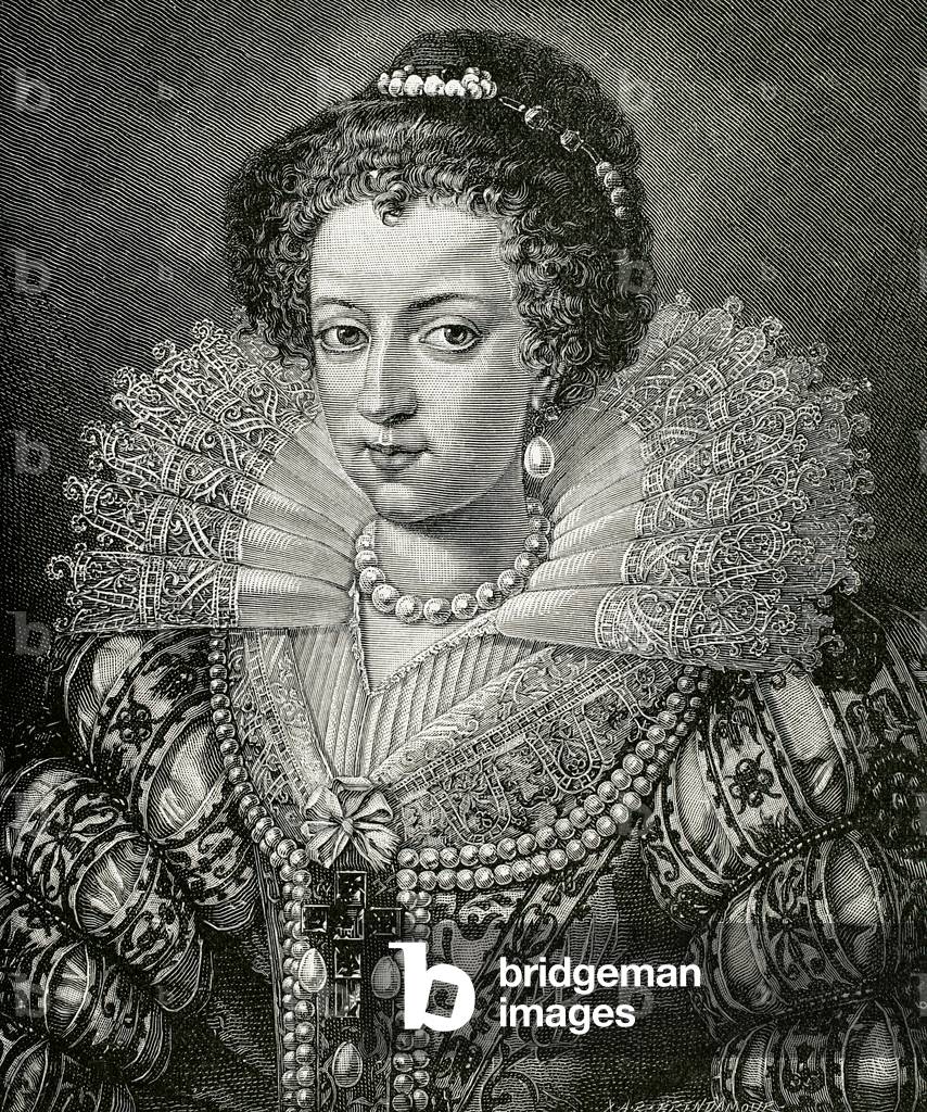"Elisabetta d'Austria (1554-1592) (incisione)" di Richard Brend'amour