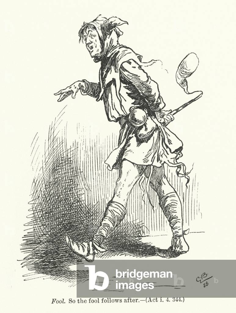 Shakespeare : Roi Lear (litho)
