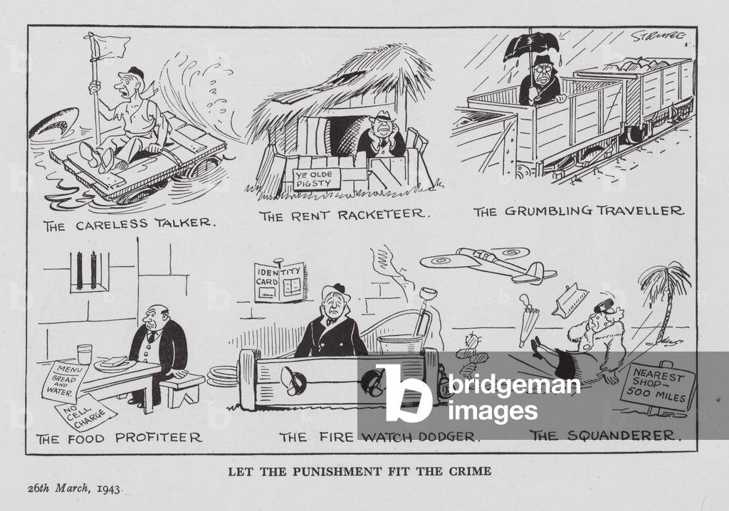 Immagine di Stampa "Vignetta Strube WW2 (litografia)" 1901 di Sidney Strube
