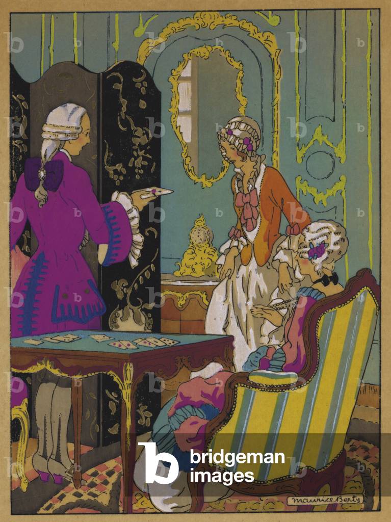 Illustrazione per Histoire de Manon Lescaut (colore lito)