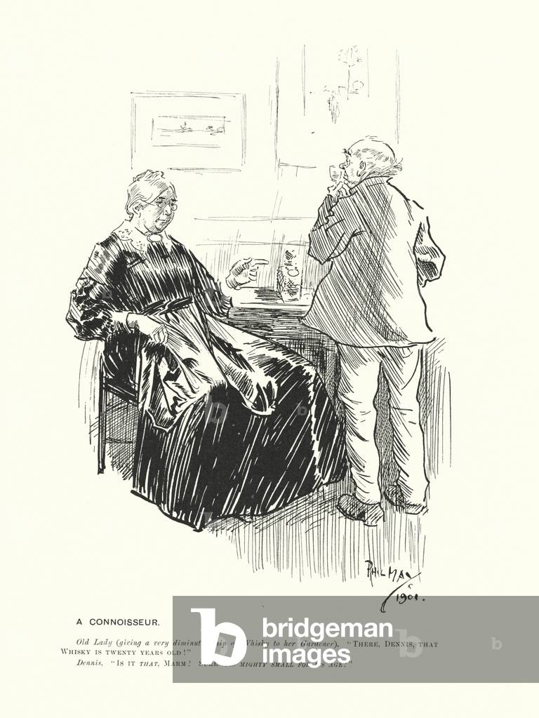 Image de Estampe représentant Un connaisseur (litho) 1901 par Phil May