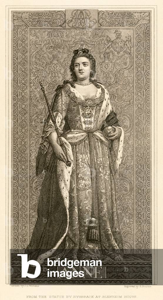 "Anne (Gravur)" von J.L. Williams, b/w