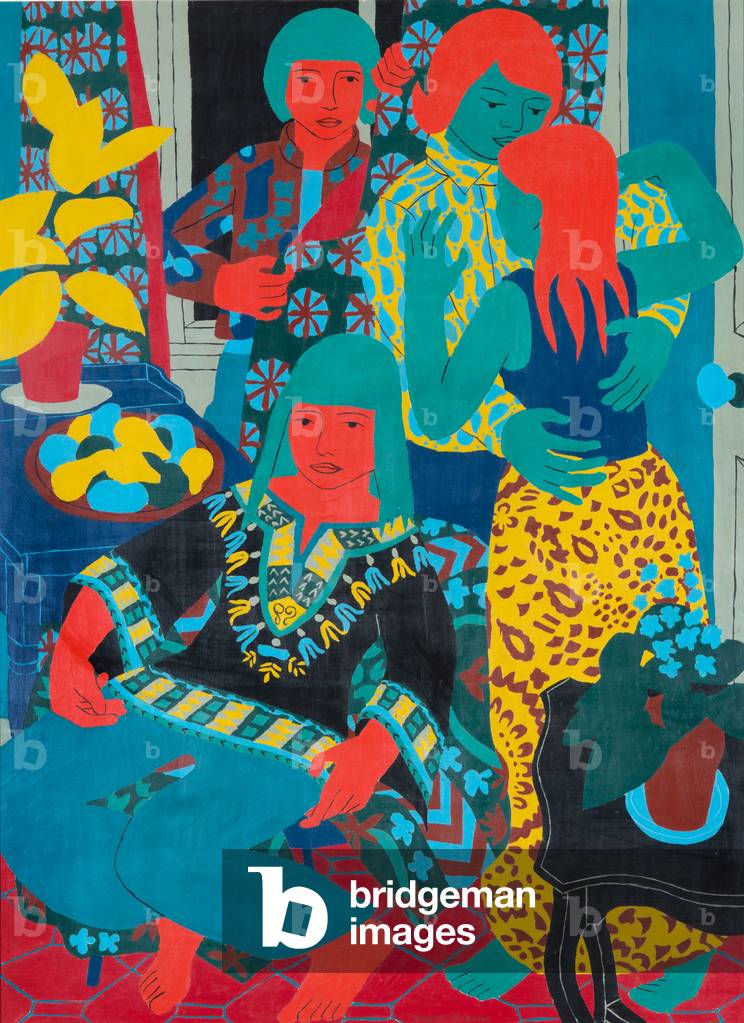 Image of Painting depicting Christmas Party 1971 by Norman Gilbert
