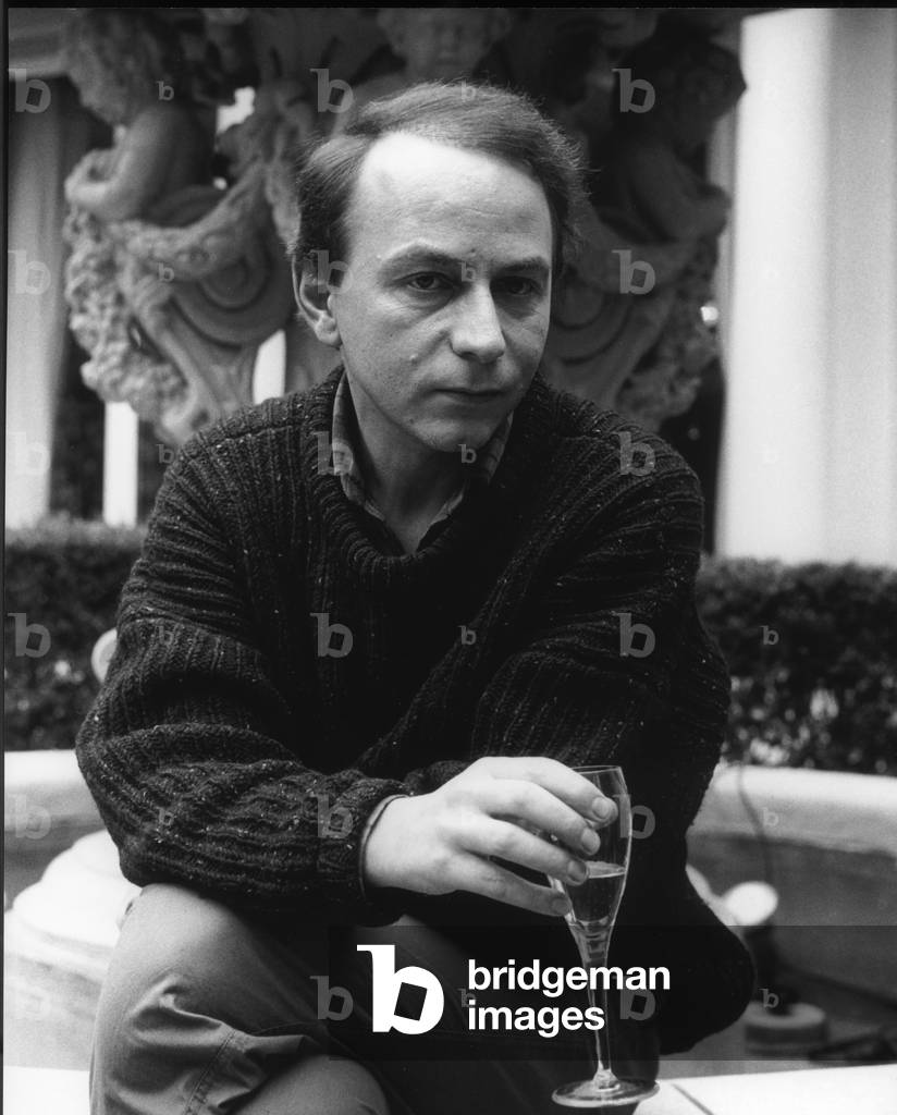 Image of Photography depicting Michel Houellebecq by Louis Monier, b/w
