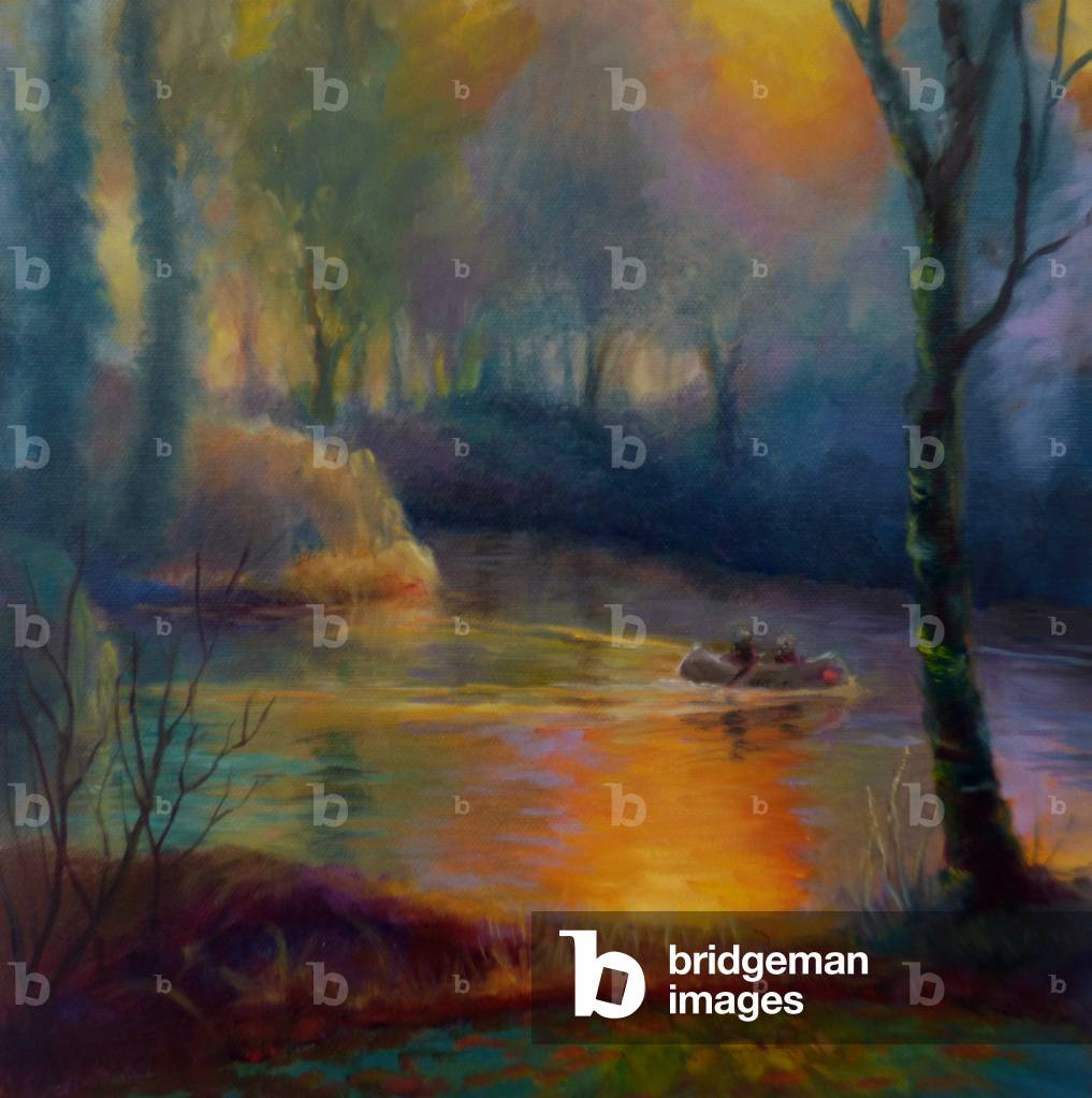 Maple Glow, 2018 (Öl auf Leinwand)