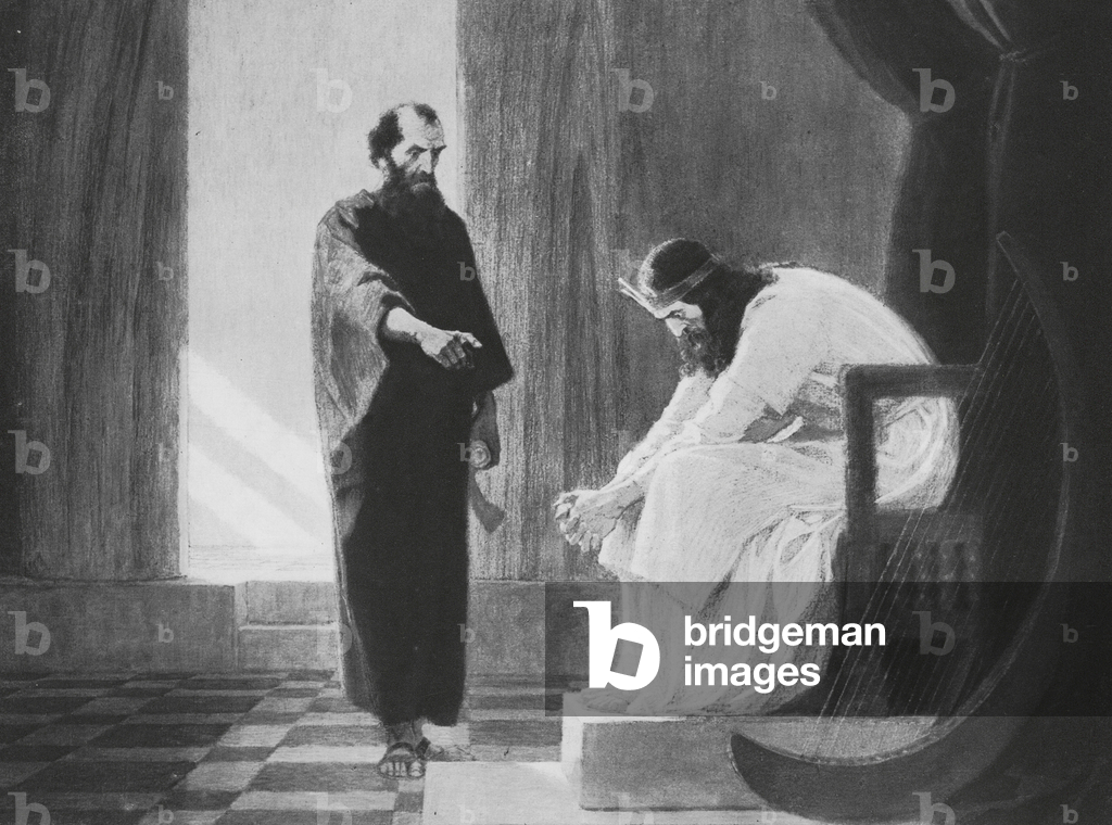 Il peccato e il pentimento di Davide (litografia)