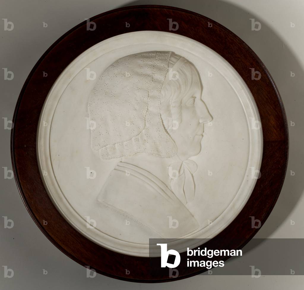 margaret dawes eliot (1798-1875), c. 1865-70 (marmo)