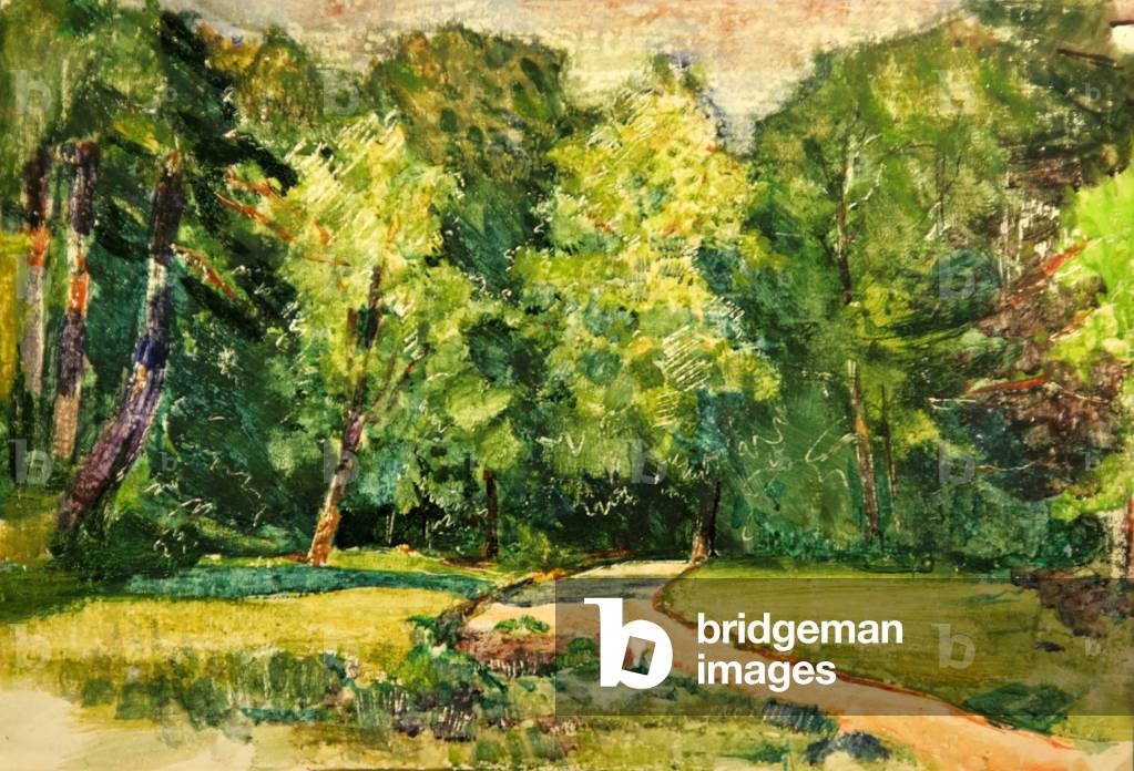 Città di Tarusa, 1971 (tempera su carta)