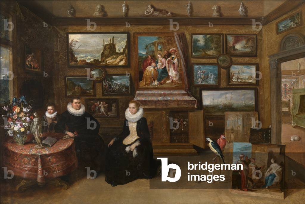 Immagine di Dipinto "la collezione di dipinti di Sebastian Leerse" 1610 di Frans II the Younger Francken