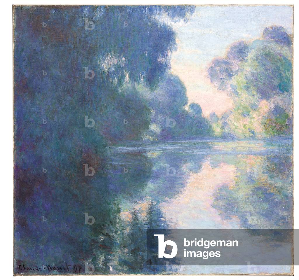 Bild von Gemälde "Matinée sur la Seine" 1897 von Claude Monet