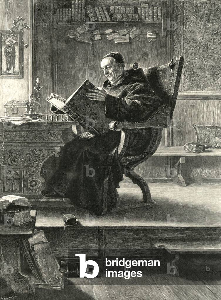 Reading Books NLI, Magazine Plate, UK, 1890er Jahre