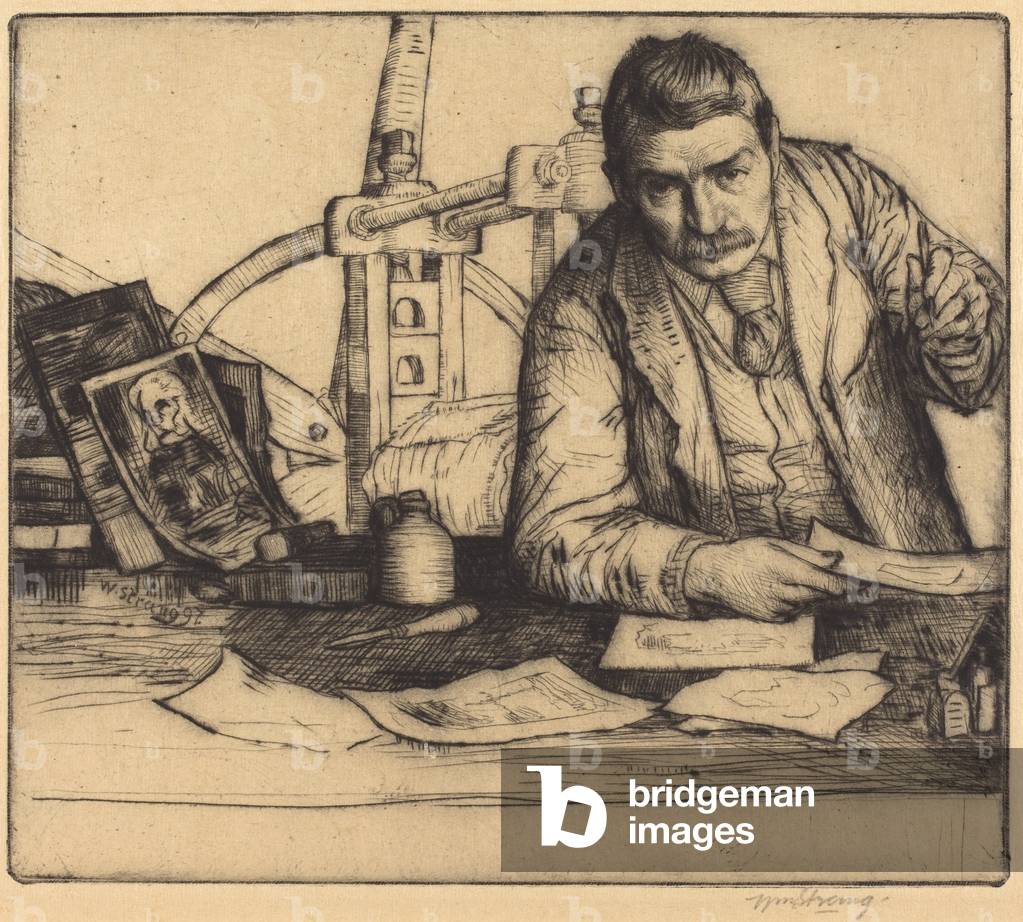 Self-Portrait, 1897 (drypoint)