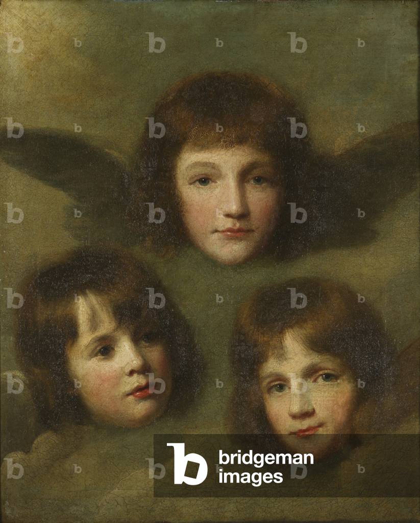 Bild von Gemälde "The Three Daughters of The Reverend Sir Herbert Croft" 1780 von Lemuel Francis Abbott