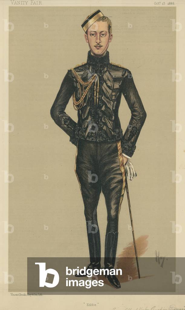 "Prince Albert Victor (color lito)" di English School