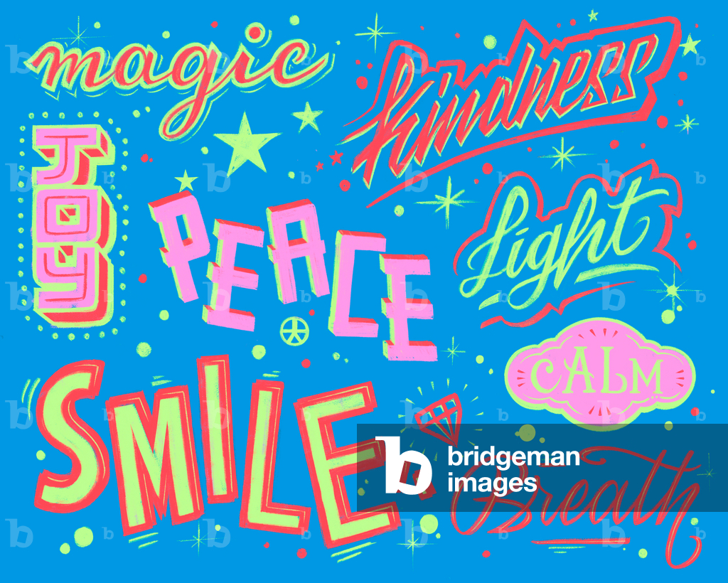 Bild von Digitale Kunst "FRIEDEN & LICHT" 2025 von Guillaume Laserson
