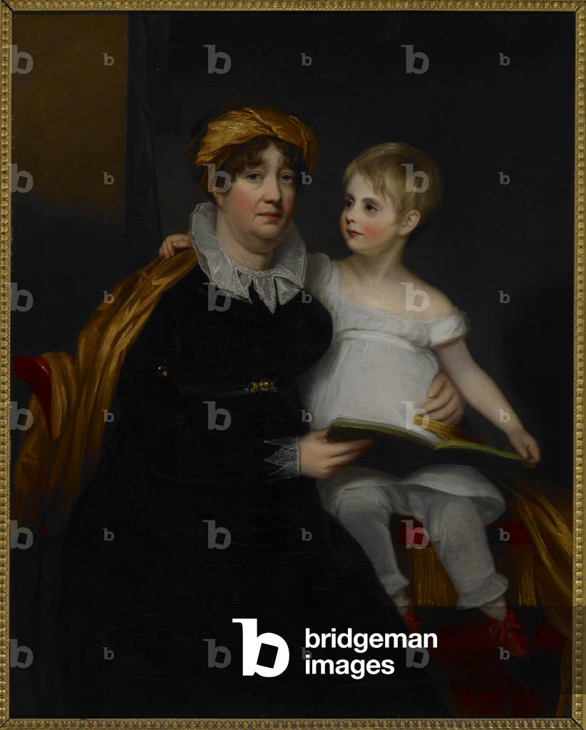 Lady Susannah Selina Sophia Metcalfe (1756-1815) wth her young son