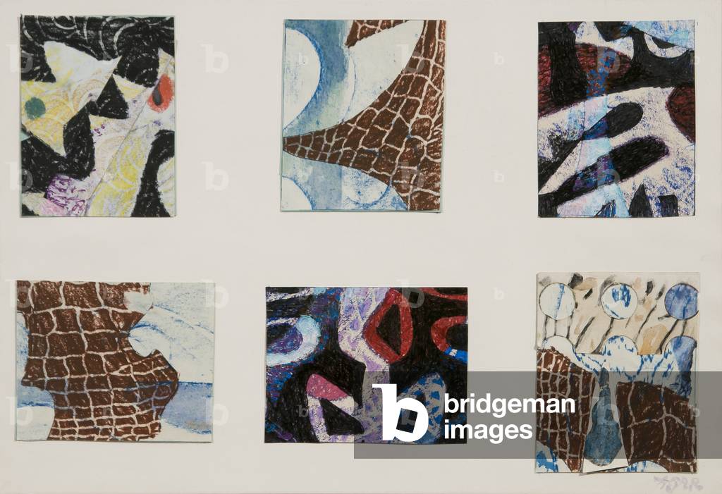 Untitled, (collage on paper)