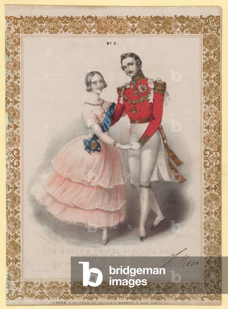 La regina e il principe Alberto Polka (colore lito)