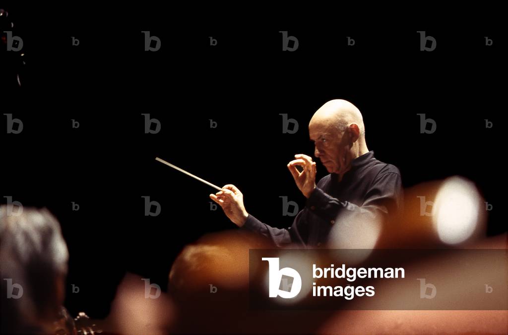 Bild von Fotografie "Christoph Eschenbach - Deutscher Dirigent und Pianist geboren 1940Paris 2003" von Thierry