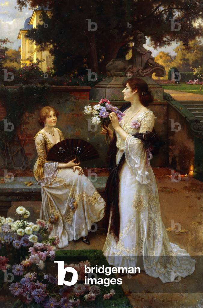 Image de Peinture représentant Organiser des fleurs par Wilhelm Menzler