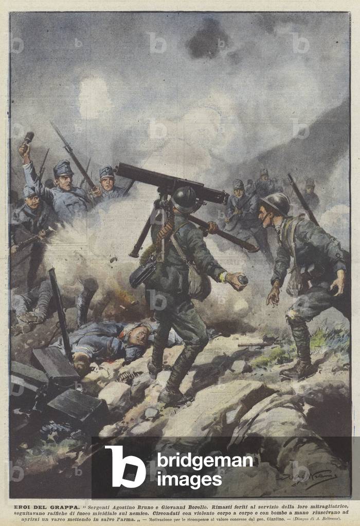 Eroi Del Grappa (colour litho)