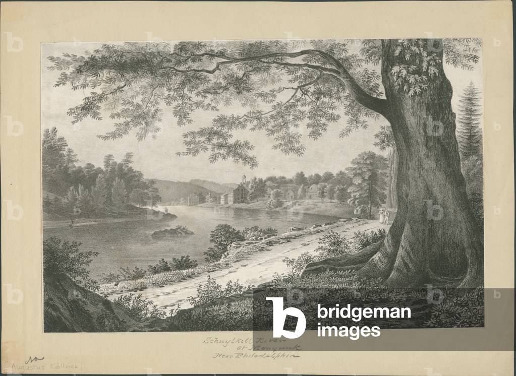 Manayunk, imprimé par Cephas Grier Childs (1793-1871), 1830 (litho monté sur papier)