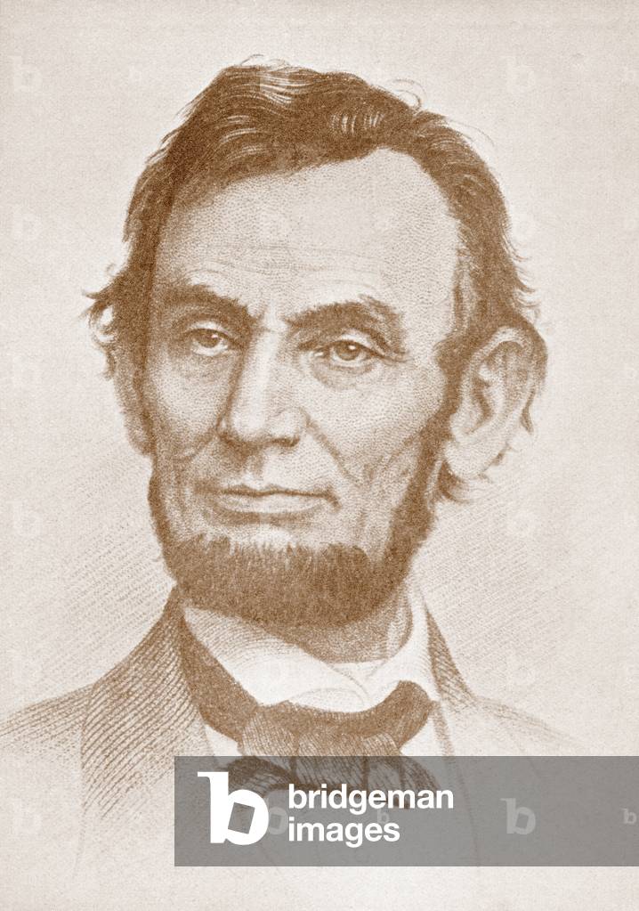 Immagine di Stampa "Abraham Lincoln" di Unknown Artist, b/w