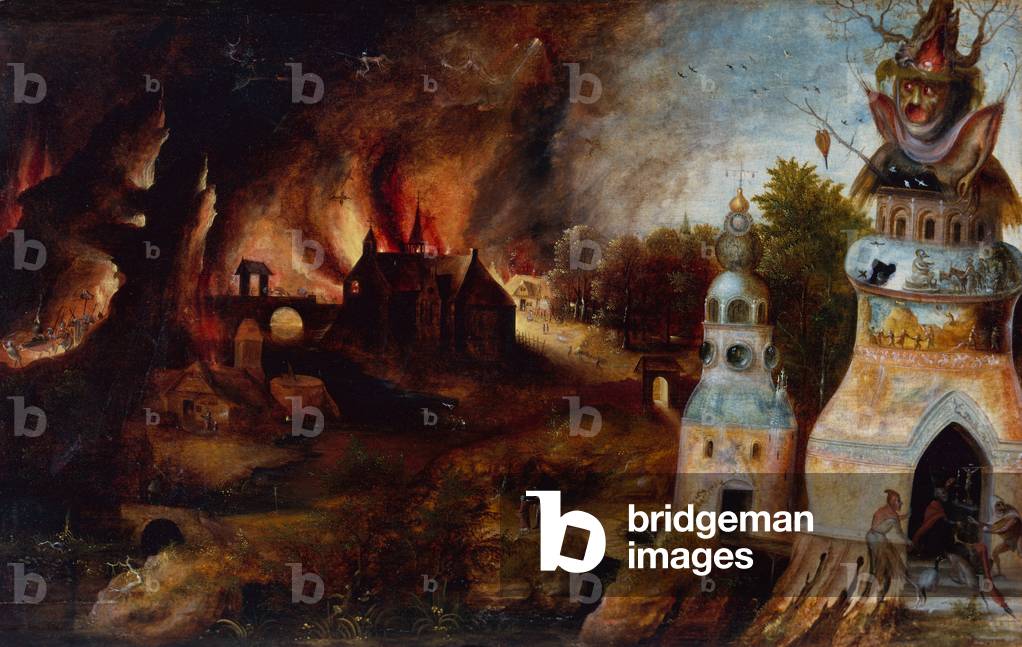 Image de Peinture représentant La tentation de Saint Antoine 1530 par Herri met de Bles
