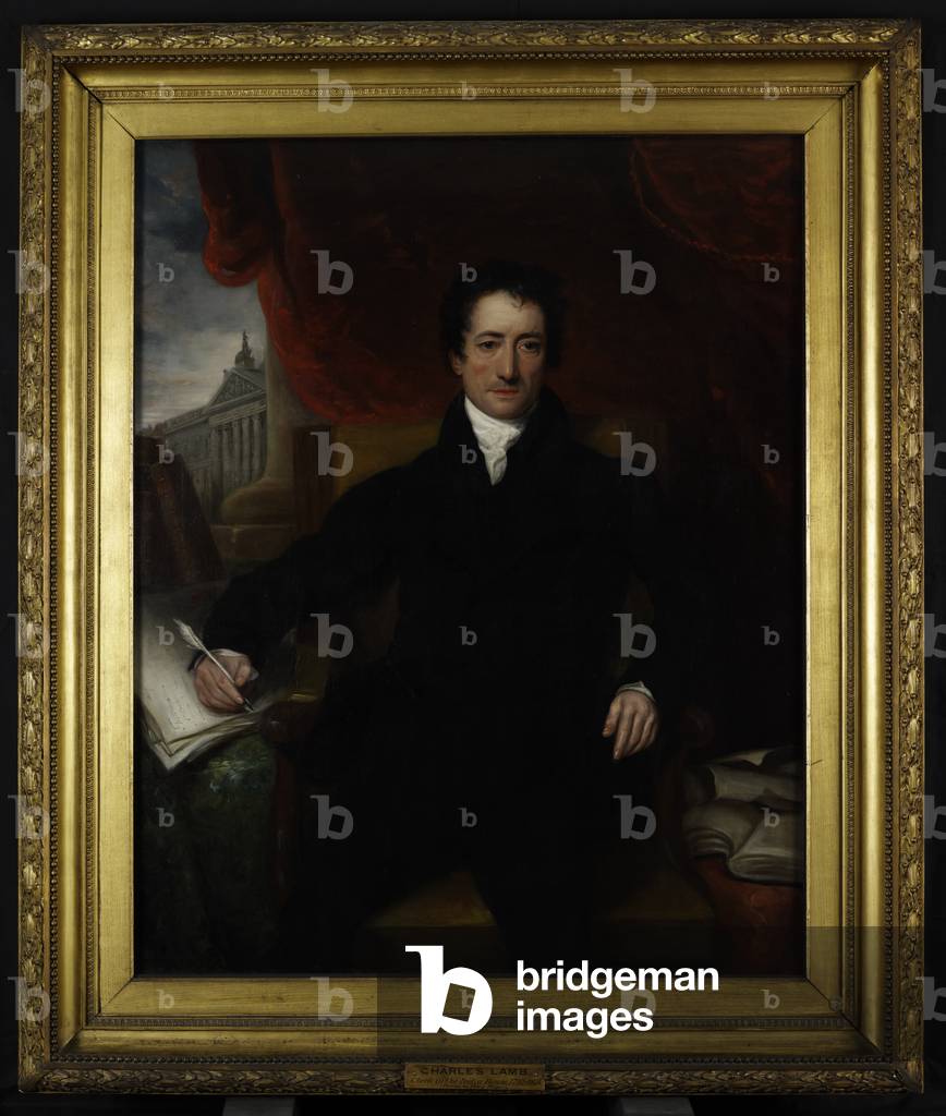 "Charles Lamb (1775-1834)", b/w