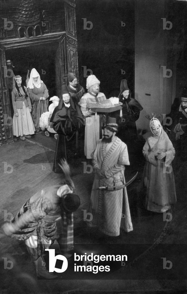"'The Caucasian Chalk Circle '", b/w
